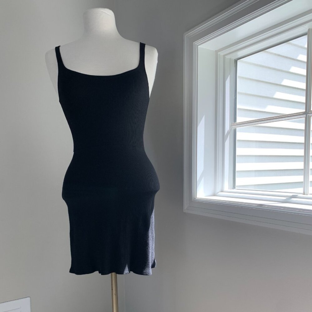 Reformation Ribbed Mini Dress